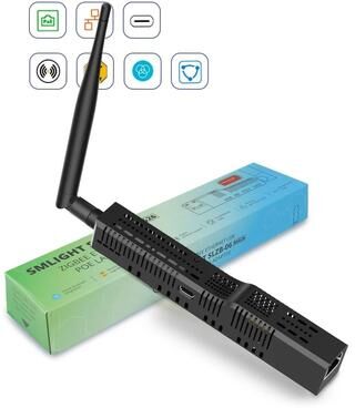 Uplift Essentials Zigbee To Ethernet WiFi USB Gateway With PoE Support For Smart Home Automation slzb 06mg26