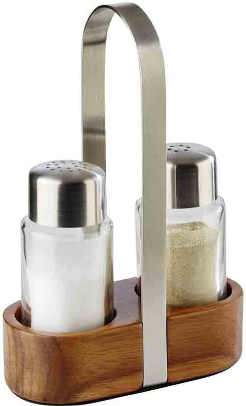 APS Menage sale e pepe "Wood" 5,5 x 11,5 cm