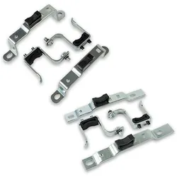 Verteilerklammern aus Messing 3/4'' (Ausführung: Unten. 2 Stück)