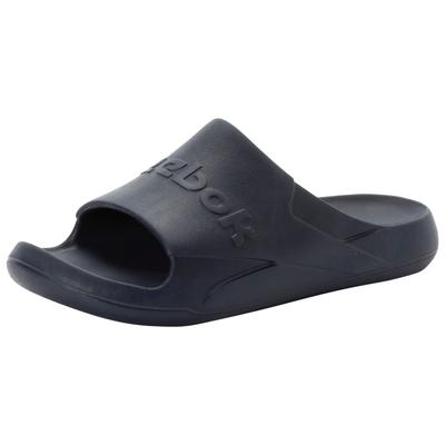 Badesandale REEBOK "REEBOK CLEAN SLIDE", Herren, Gr. 37,5, blau (navy), Synthetik, Schuhe, Badelatschen