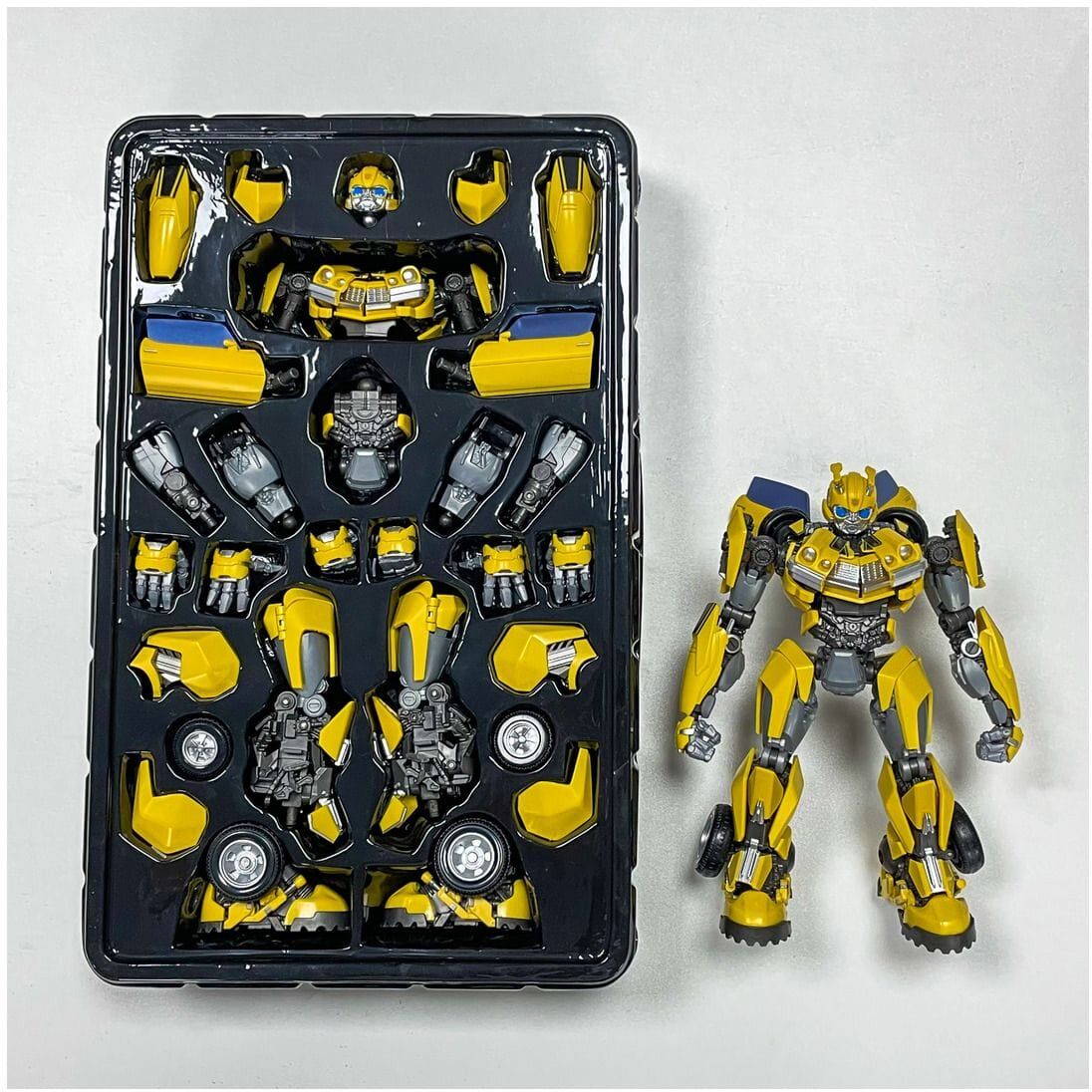 YOLOPARK Transformers: Rise of the Beasts Bumblebee 16cm AMK Model Kit - 29 Parts, Non-Transforming Display Model, Ages 10+