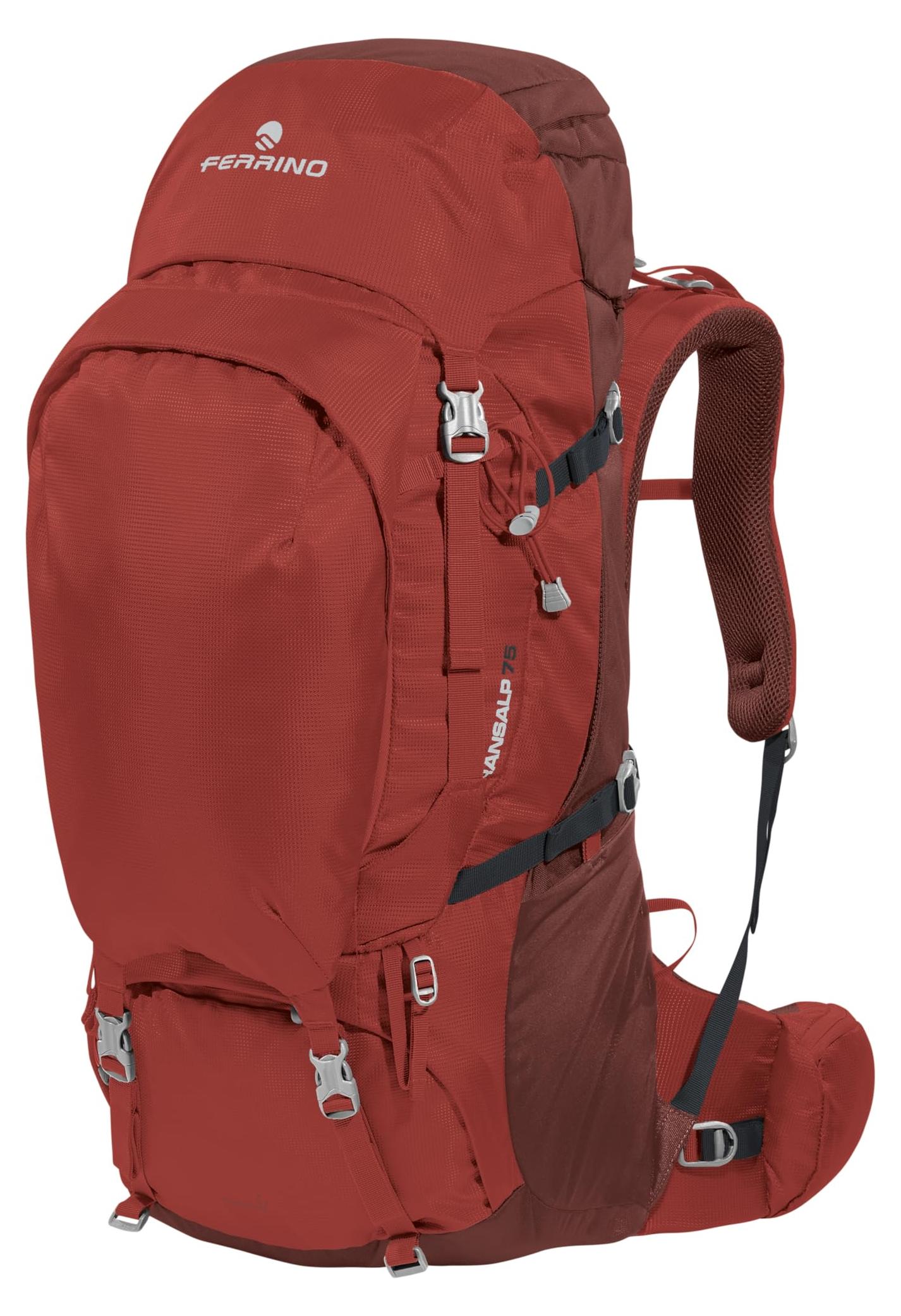 Transalp 75 Rucksack, Unisex, Rot, 75 l, für Trekking