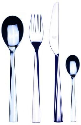 Mepra Elica Flatware Set - 24 Pieces - Stainless Steel