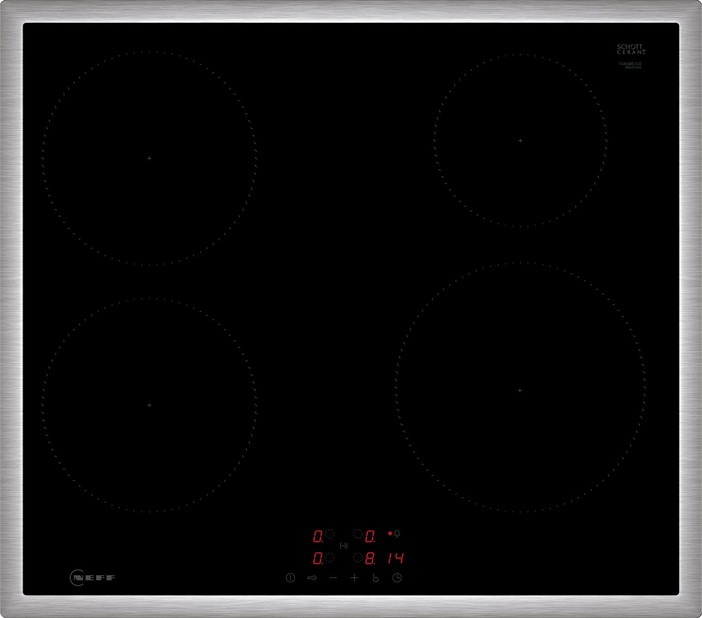 Neff T46SBE1L0 autarkes 60 cm Induktions Kochfeld/Herdplatte 4 Zone(n)
