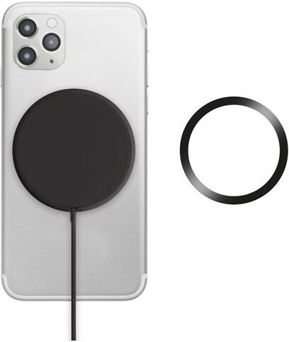 Chargeur sans fil personnalisé magnétique FLAKE MAG ABS noir