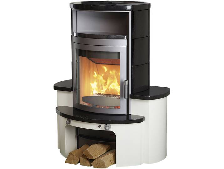 Kaminofen HARK »Avenso GT ECOplus« , rot (titanfarben), Kaminöfen, Kaminofen, mit EcoPlus Filter