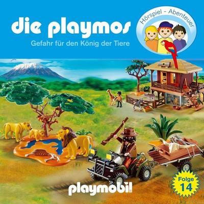Die Playmos - Das Original Playmobil Hörspiel, Folge 14: Gefahr für den König der Tiere - Florian Fickel,Simon X. Rost, Audio, 4260229662854