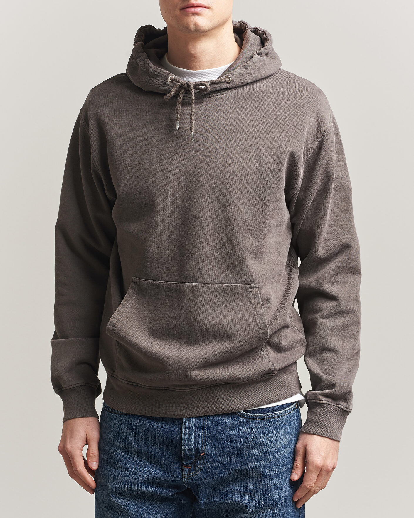 Colorful Standard Classic Organic Hood Fade Mud men XXL Brun