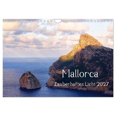 Mallorca Zauberhaftes Licht (Wandkalender 2027 DIN A4 quer), CALVENDO Monatskalender