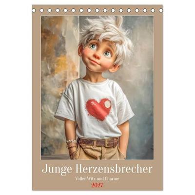 Junge Herzensbrecher - Voller Witz und Charme (Tischkalender 2027 DIN A5 hoch), CALVENDO Monatskalender