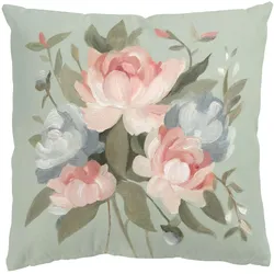 KISSENBEZUG Bouquet in Pastell I 50/50 cm