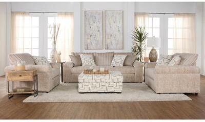 Roundhill Furniture Nason Wide Wale Corduroy Living Room 4-Piece Sofa Set