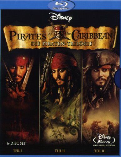 Gore Verbinski - Pirates of the Caribbean - Die Piraten-Trilogie (6 Blu-rays) [Blu-ray] - Preis vom 09.10.2026 07:28:09 h