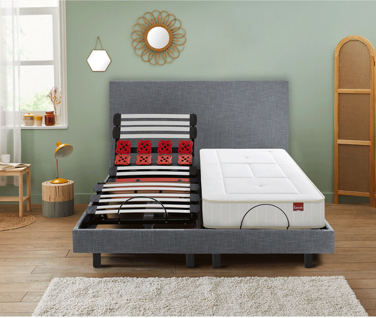 EPEDA Matelas de relaxation ressorts Balade enveloppant