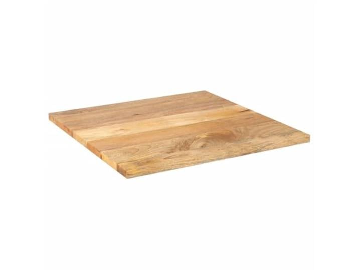Tischplatte Quadratisch 80x80x2,5 cm aus Massivholz Mango Massive Mango-Tischplatte, universell für Boden, rustikales Design, leicht zu reinigen