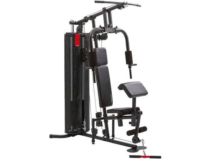 Kraftstation CHRISTOPEIT SPORT SP 2000 , schwarz, KraftstationenB:115cm H:200cm L:145cm, Kraftstation, max. Benutzergewicht 120 kg, max. Trainingsgewicht 56 kg, B:115cm H:200cm L:145cm, Topseller