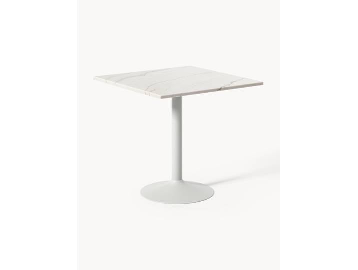 Esstisch Miley mit Marmorplatte, 80 x 80 cm