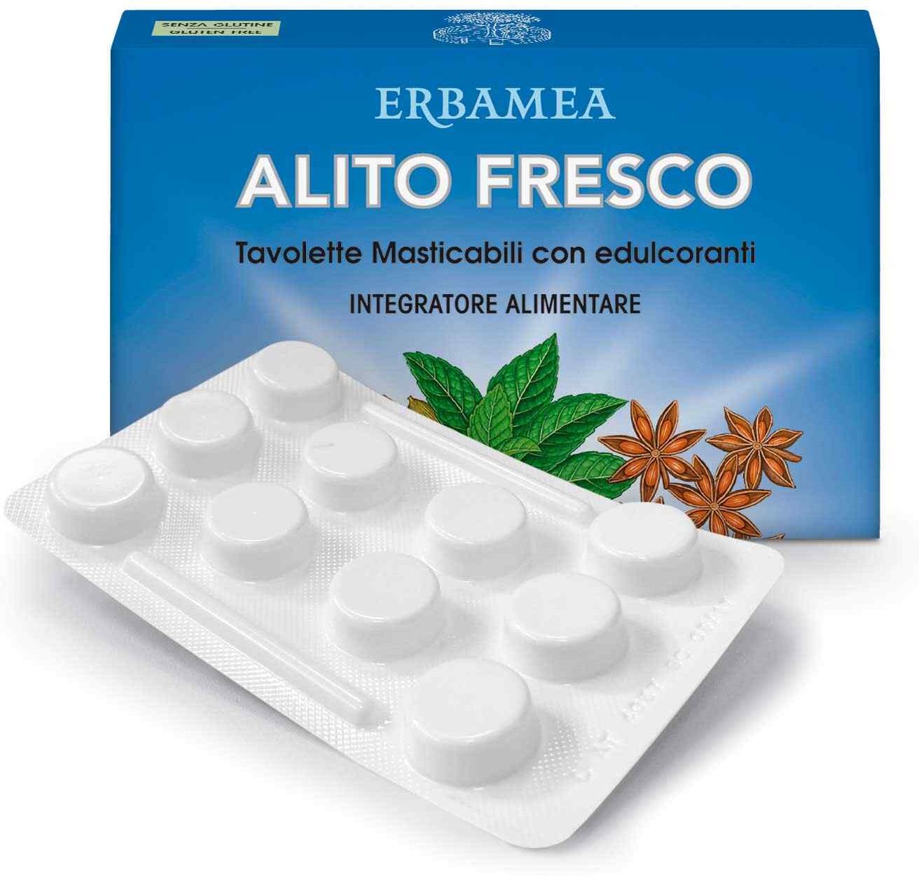 ERBAMEA Srl Alito Fresco - Erbamea - 30 Tavolette per la Freschezza dell'Alito