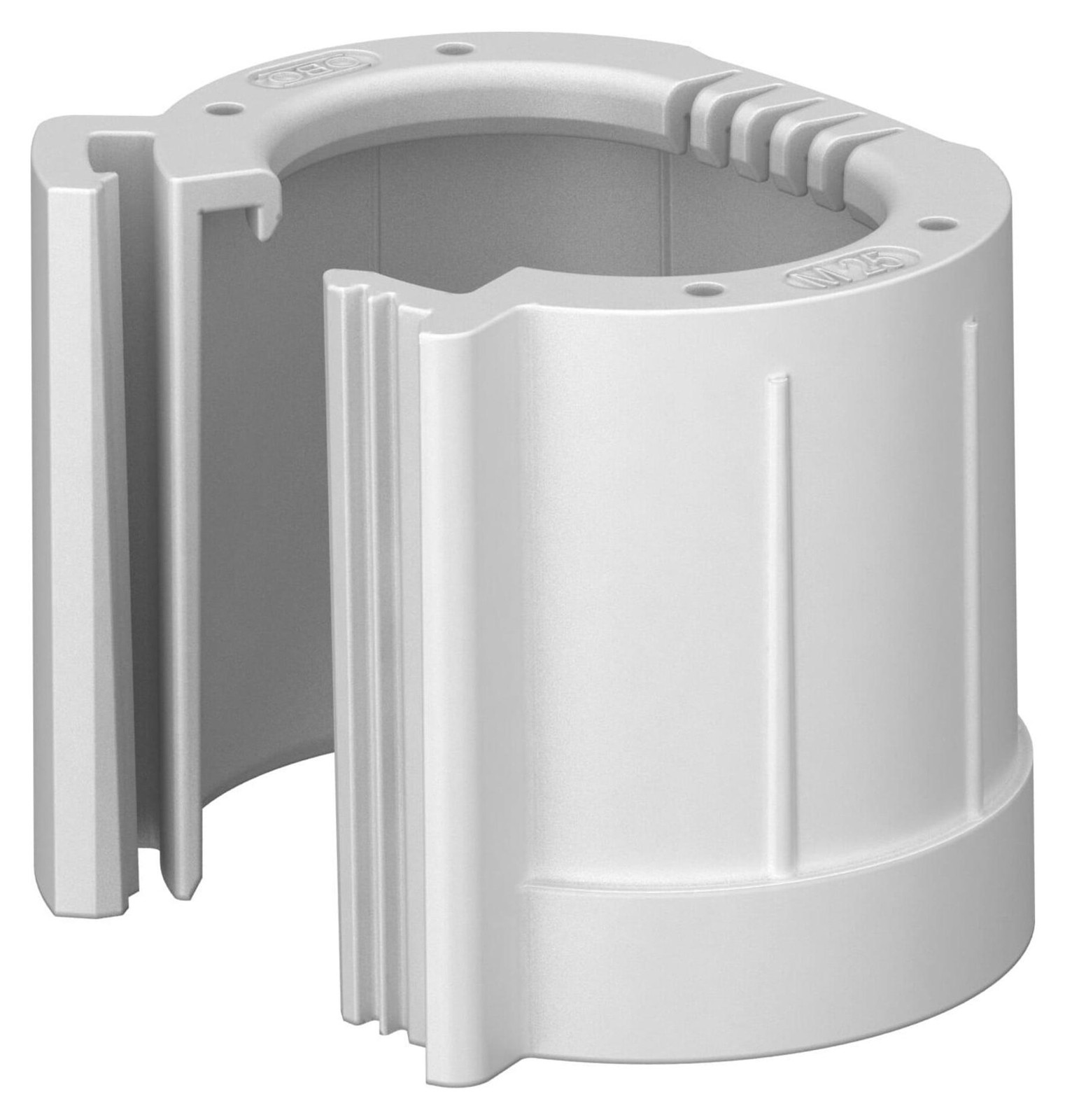 OBO 129 TB M32 LGR deelbare buisfitting metrisch PE RAL7035