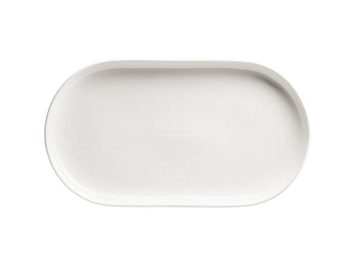 Platte Taya weiss Porzellan B 33 cm - Platte
