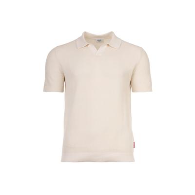 Poloshirt JOOP JEANS "Poloshirt JJK-007 Adrianor 1er Pack", Herren, Gr. L, weiß, Obermaterial: 100% Baumwolle CO., Shirts