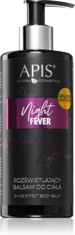Apis Natural Cosmetics Night Fever lait corporel illuminateur 300 ml