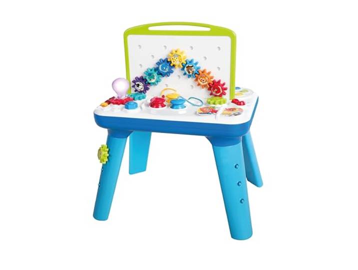 Baby Einstein, Curiosity Table Spieltisch mit 65 Melodien, abnehmbaren Füßen, Lichtern, Zahnrädern und vielem mehr