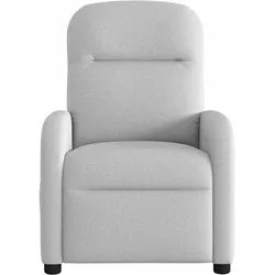 vidaXL Massagesessel Wolkengrau Stoff