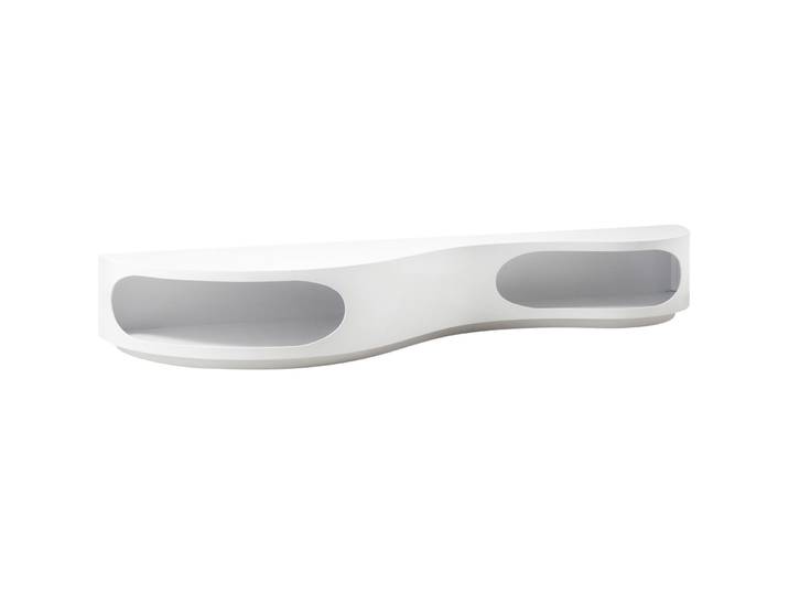 Lowboard Brick weiss Holz B 200 cm - Lowboard