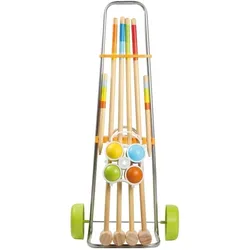 Vedes Krocketwagen für 4 Spieler, Länge 80 cm