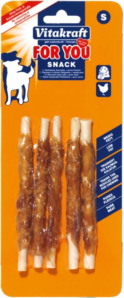 Vitakraft DELI CHEWS BASTONCINI C/POLLO S 6 PZ.