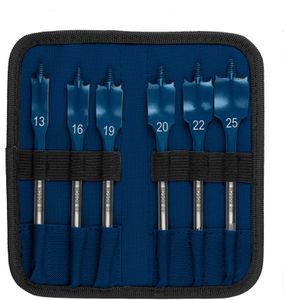 Bosch Flachfräsbohrer Expert Self Cut Speed, 2608902109, 6-teilig, 13 - 25 mm, Holzbohrer