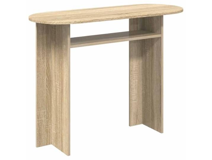 KDACVBMG Konsolentisch Sonoma-Eiche, 100 x 39,5 x 75 cm, Holz Eingangsmöbel, diskrete Trennwand, glatte Oberfläche, Holz-Finish, modernes Interieur