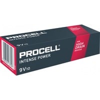 Procell Alkaline Intense Power 9V, Batterie 10 Stück, E-Block (9-Volt-Block)