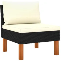 vidaXL, Gartenlounge, Inès (3x Eckteil + 6x Mittelteil + 3x Fussstütze)