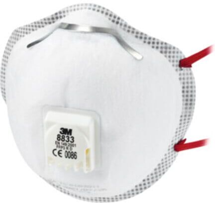 Masque de protection respiratoire 3M FFP3 NRD 10 pièces (8833)