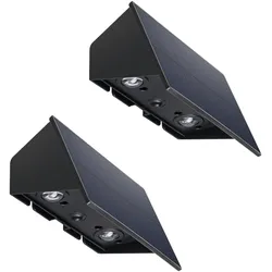 Lumisky BLINKY 150LM Solar-Wandleuchten Plastik Schwarz