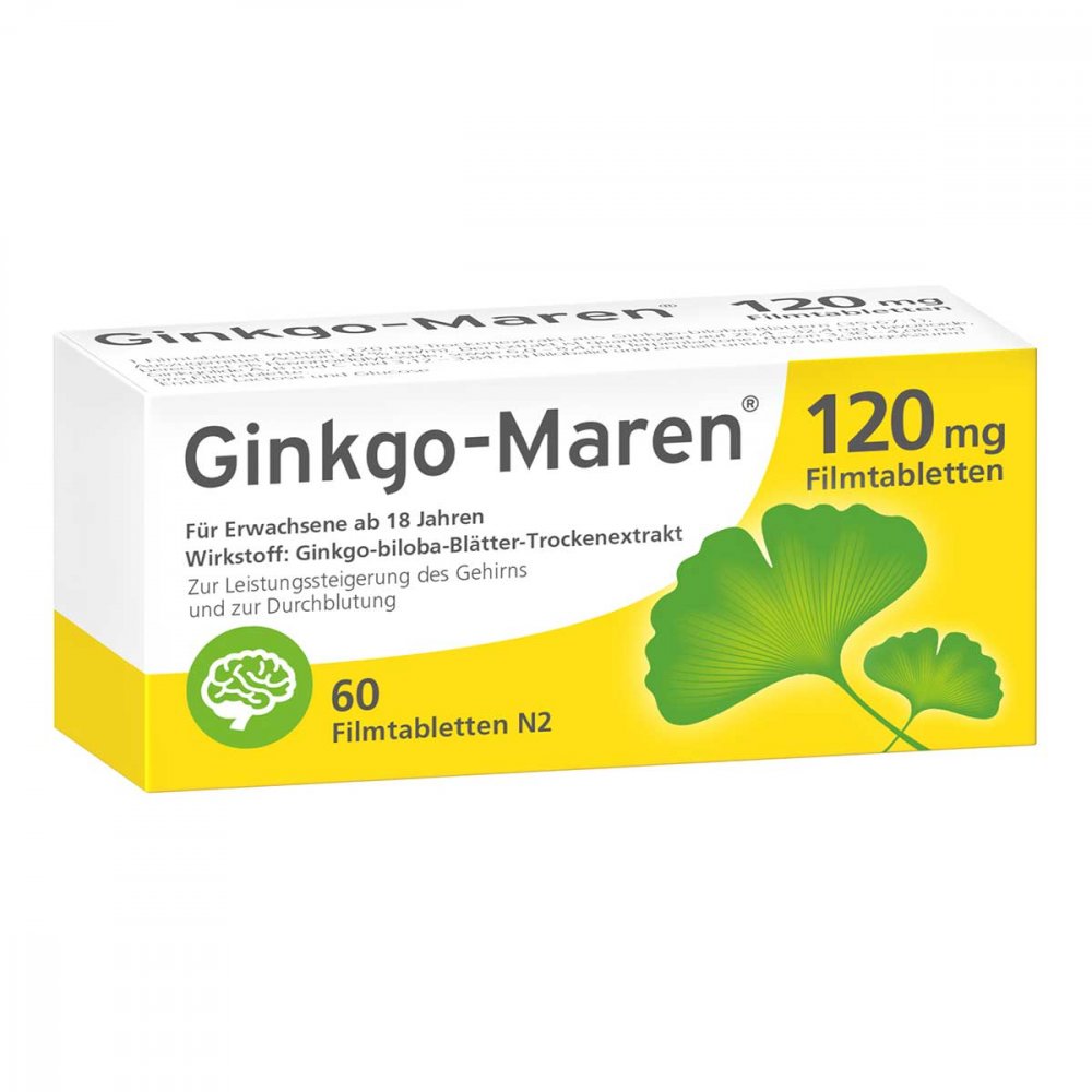 HERMES Arzneimittel GmbH Ginkgo-Maren 120mg 09206654
