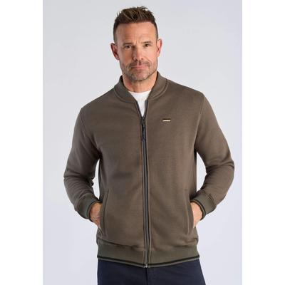 Cardigan JACK’S "Cardigan Comfort Fit", Herren, Gr. XXL, dk olive, Obermaterial: 60% Baumwolle, 40% Polyester, Strickjacken