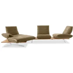 KOINOR Ecksofa Marilyn Leder Verde