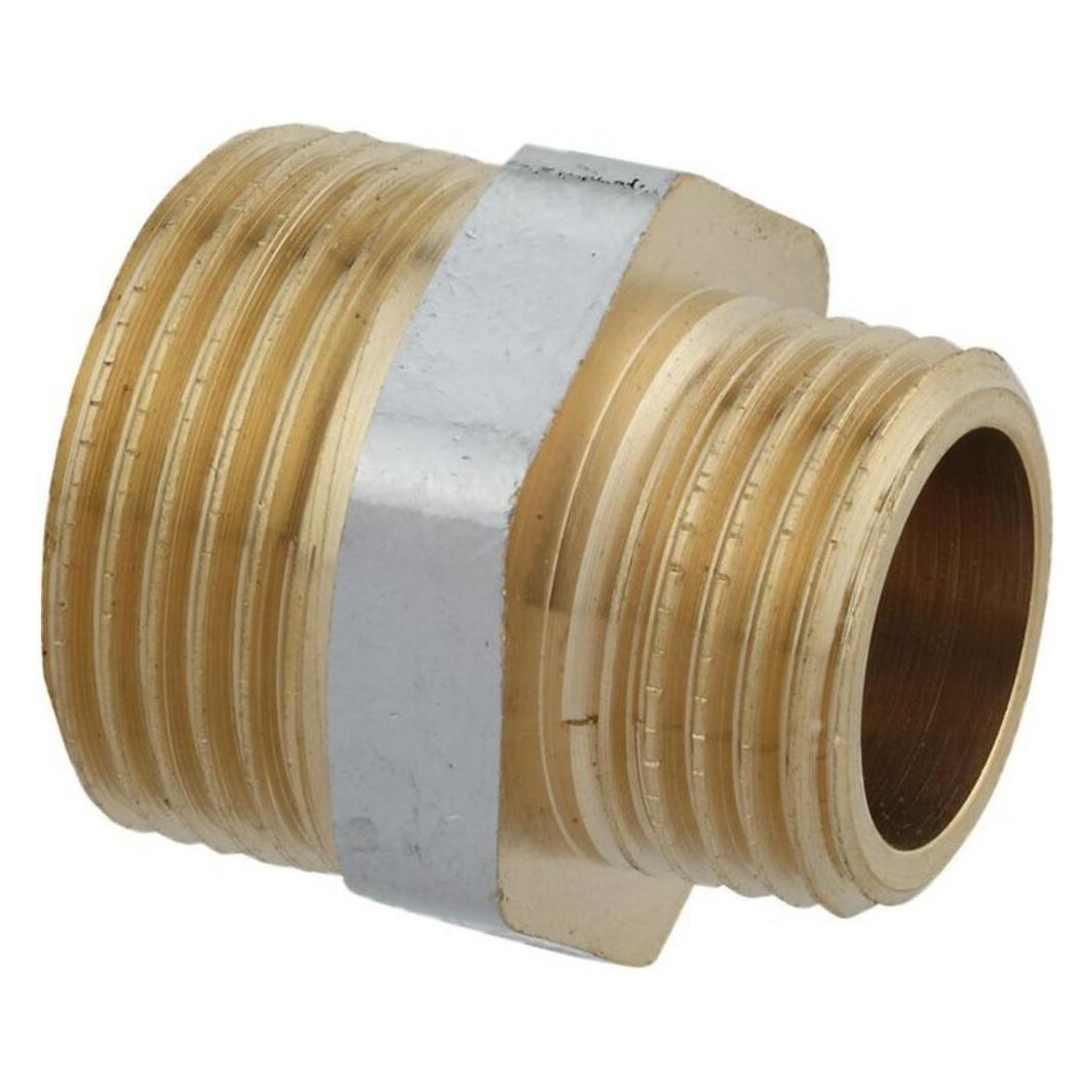 Magni MS Reduzier-Doppelnippel, Chrom, 3/4"AG x 1/2"AG (81141208)