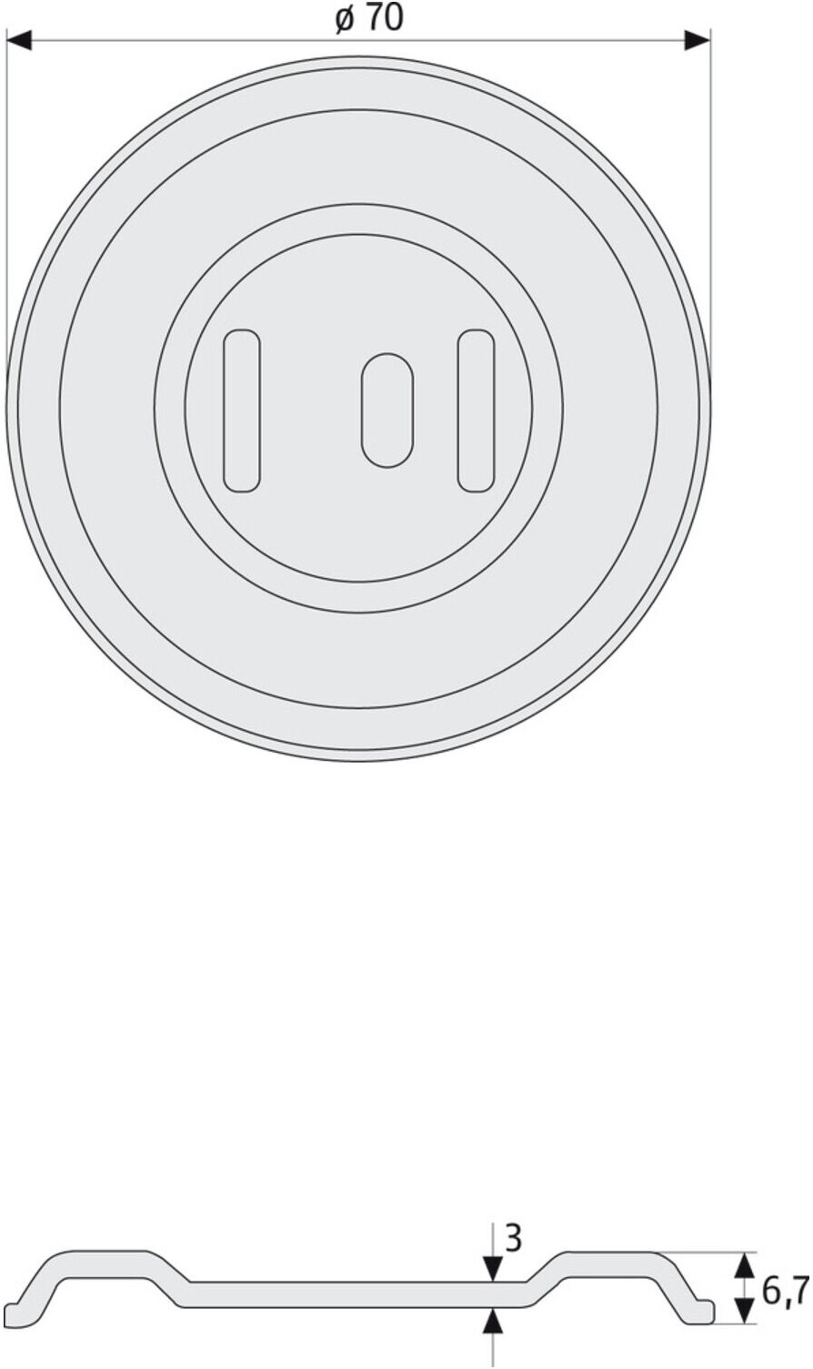 Abus Gitterrostsicherung GS20 B/SB (1281)