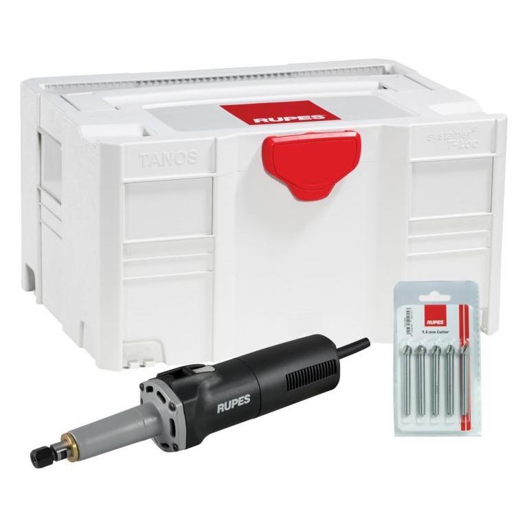 Rupes RU-AR38ES/BOX AR38ESSET 800W Holzfräser mit Drehzahlregelung im Koffer 5 Fräser im Systainer (58707414)