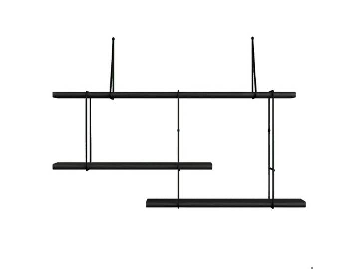 Étagère murale - Studio Hausen - Shrink - Noir - 90x53x21 cm