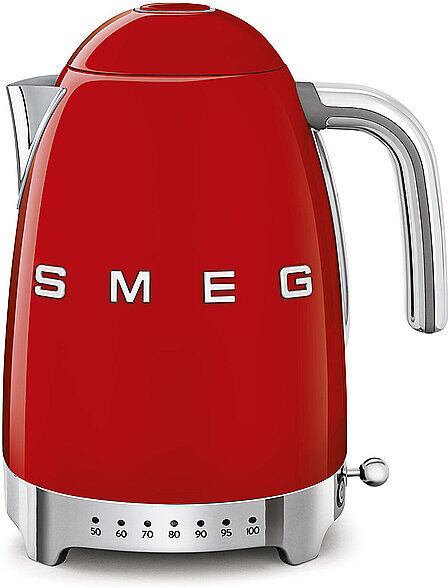 SMEG Wasserkocher mit variabler Temperaturregelung 50's Style 1,7l Rot  rot EG