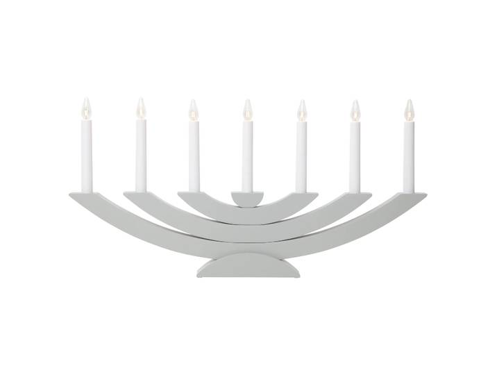 Star Trading Bougeoir de l avent Navida Gris'
