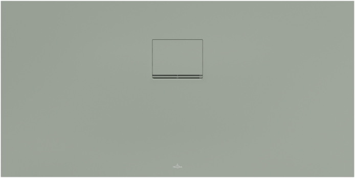 Villeroy und Boch Squaro Infinity Duschwanne UDQ1470SQI2BVR8 140 x 70 x 4 cm, morning green, universal, lange Seite geschnitten