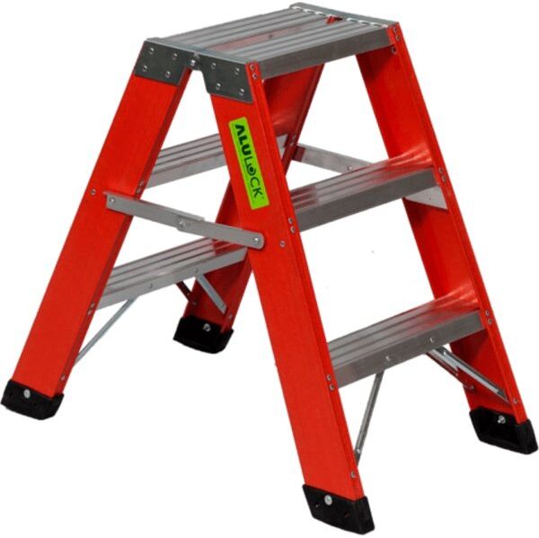 Alulock Arbejdsbuk I Glasfiber 2x3 Trin