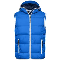 Maritime Weste "JN1076" - L - nautic-blue/white