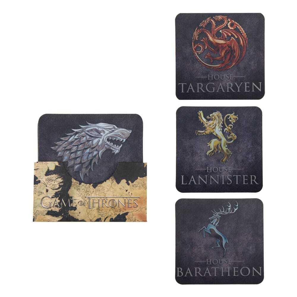 Cinereplicas Game of Thrones Medailleset met Wapenlogo's